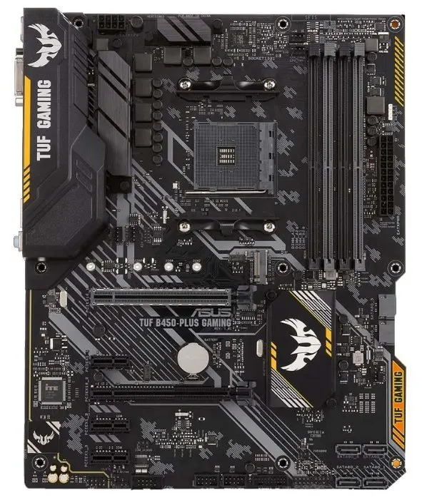 Материнская плата ASUS TUF GAMING B450-PLUS II AMD B450 AM4 4xDDR4 4xSATA3 1xM.2 RAID HDMI DP ATX
