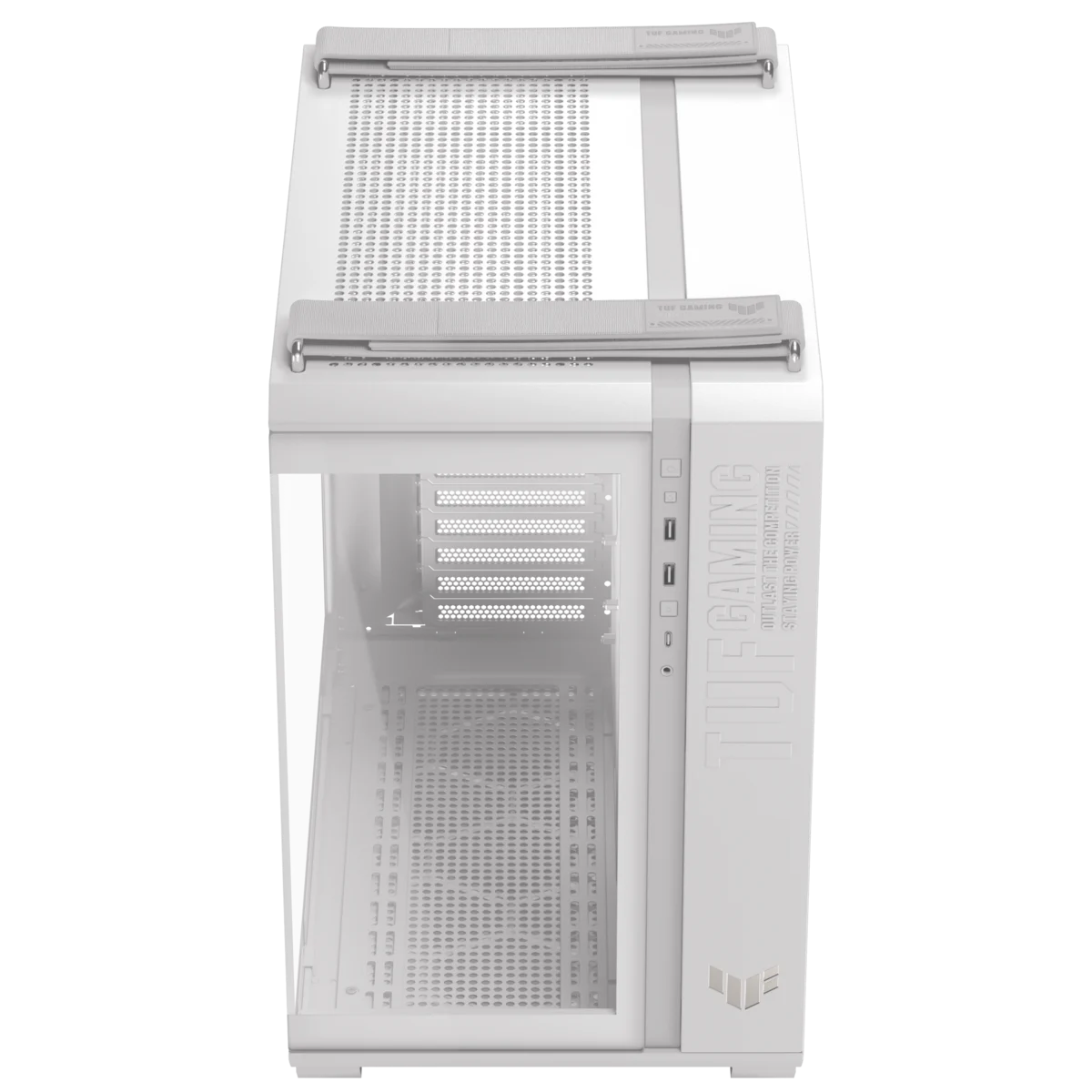 Корпус ASUS TUF Gaming GT502 HORIZON White ATX/micro ATX/mITX GT502 PANO/ARGB FANS/WHT/TG//