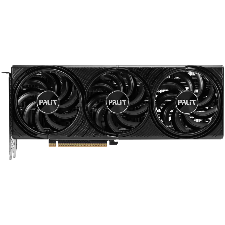 PALIT GeForce RTX 5070 Infinity 3 12GB GDDR7 192 bit, 1x HDMI 2.1b, 3x DP 2.1b, 3 Fan, 1x 16-pin pwr connector, 650W, board size 291.9 x 116.6 x 41.3 mm, NE75070019K9-GB2050S