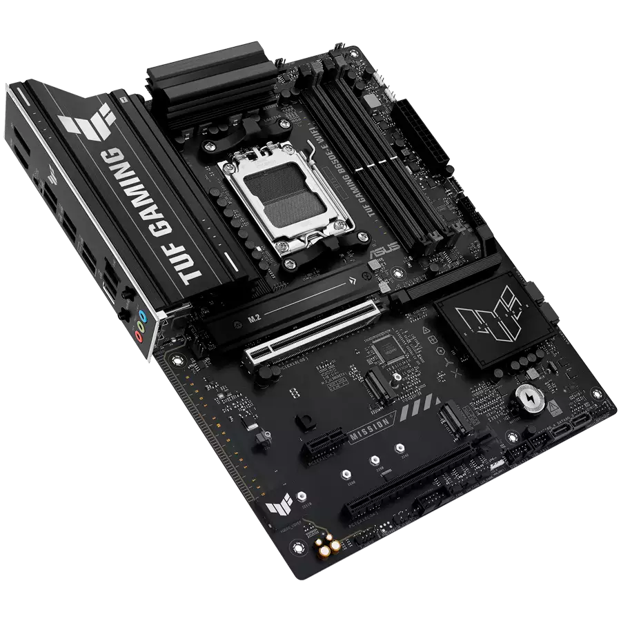 ASUS Main Board Desktop Socket AM5 AMD B650 Chipset 4 x DIMM slots, max. 256GB, DDR5 1 x DisplayPort 1 x HDMI 1 x Wi-Fi module 3 x M.2 slots 4 x SATA ATX Form Factor
