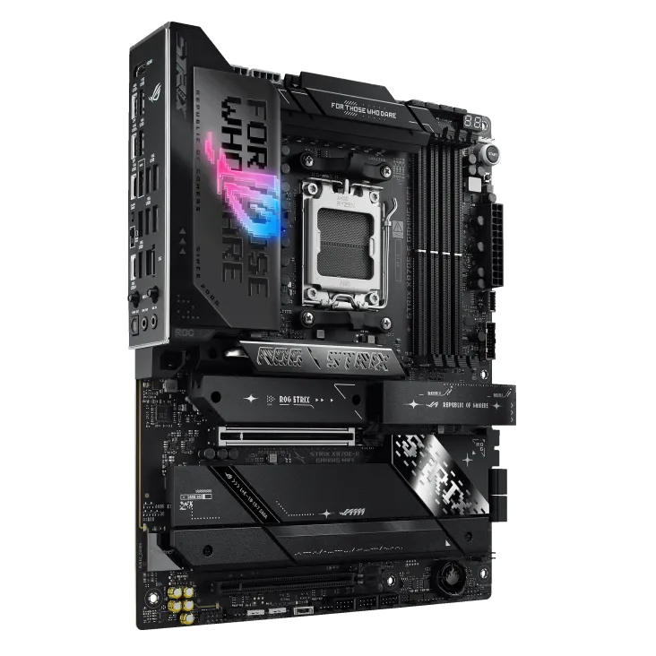 Материнская плата ASUS ROG STRIX X870E-E GAMING WIFI AM5 4xDDR5 4xSATA 5xM.2 HDMI HDMI USB-C ATX