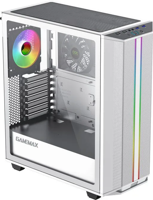 Корпус ПК без БП GameMax Precision White