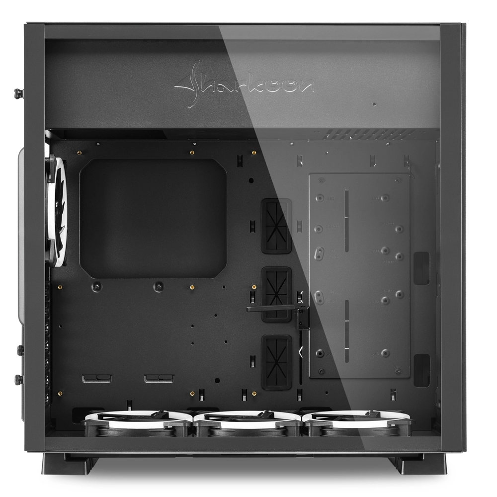 Корпус ПК без БП Sharkoon PURE STEEL RGB Bk