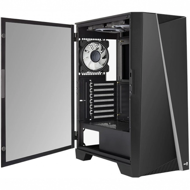 Корпус AeroCool Mirage-G-BK-v2, Midi Tower, ATX, Black, 2x3.5"/3x2.5", USB, 2xUSB3.0