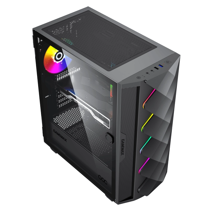 Корпус ПК без БП GameMax Diamond COC Black