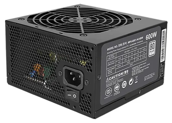 Блок питания CoolerMaster MWE 600 White V2 600W Non Modular, 80 PLUS Standard 230V EU Certified MPE-6001-ACABW-EU