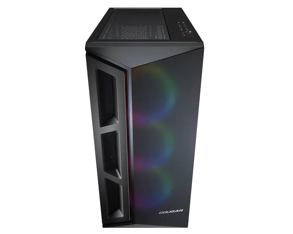 Корпус Cougar DarkBlader X5 RGB, Midi Tower, E-ATX, Black, 2x3.5"/2x2.5", 2xUSB3.0, USB-C