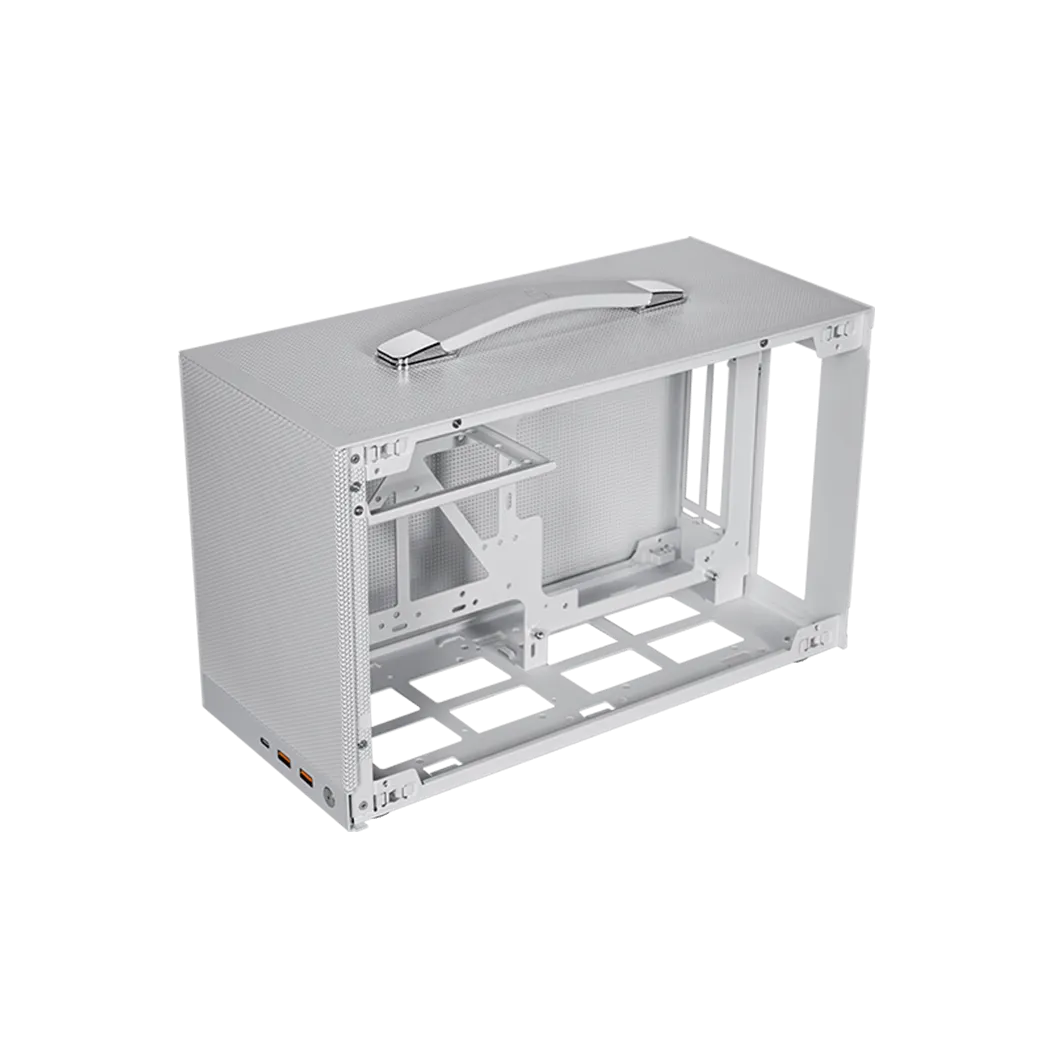 Корпус PCCooler K101 MESH WH 3F ITX 2xUSB3.0, 1xUSB-C, 1x3.5", 4x2.5" Предустановлено 3 вентилятора, Цвет: White