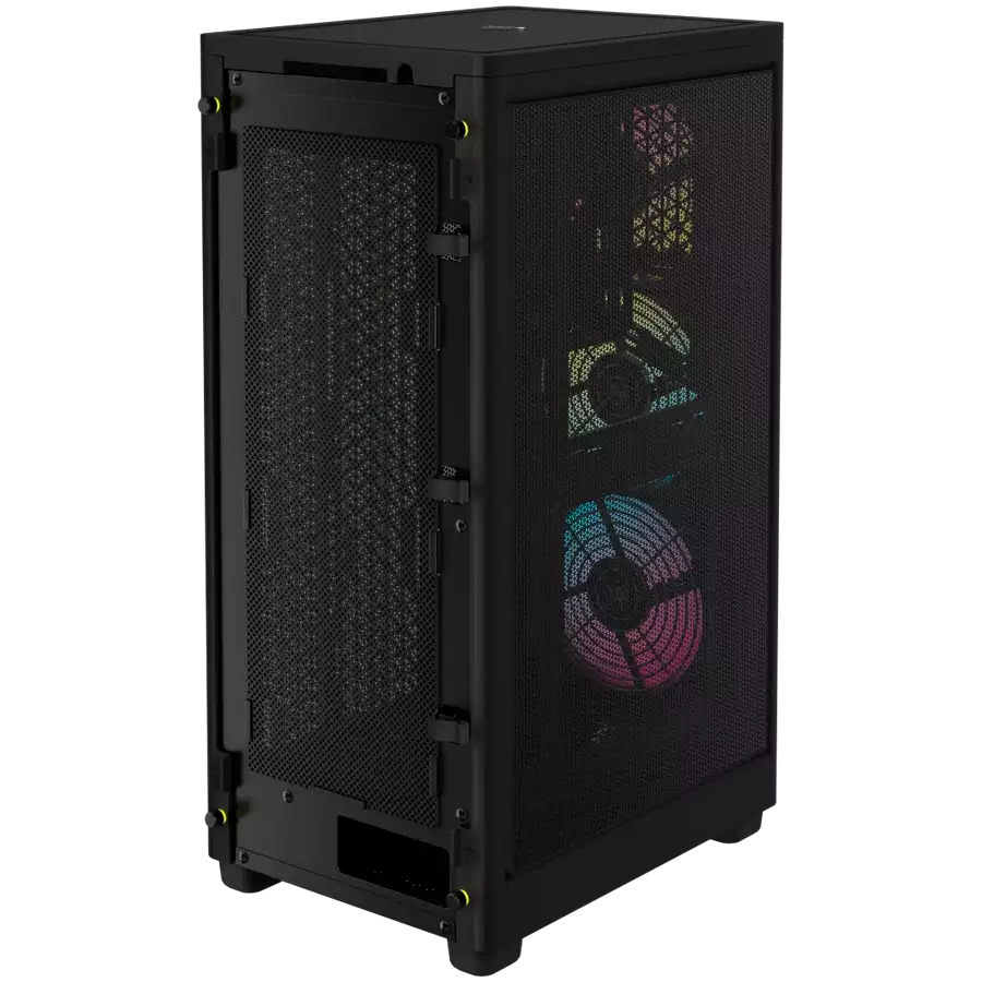 Корпус Corsair iCUE 2000D RGB Airflow, mini-ITX, Black, 3x2.5", 2xUSB3.0, USB-C