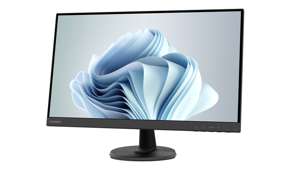 Монитор 27" Lenovo D27-40, Black, VA, 1920x1080@75Hz, 250кд/м2, 3000:1, 4ms, VGA, HDMI