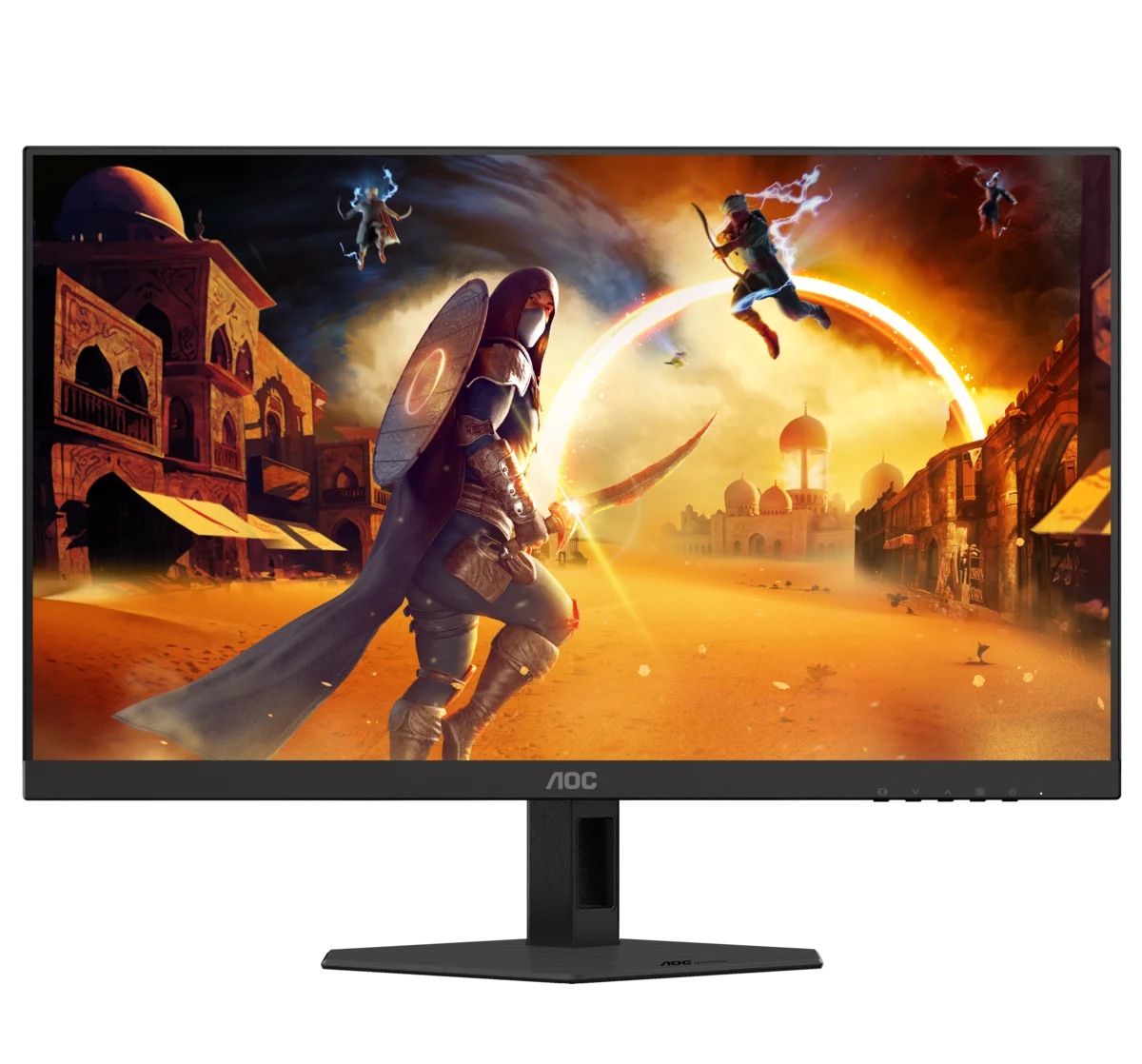 Монитор Игровой 27" AOC 27G4HRE/01 IPS 1920x1080 200Hz 0.5ms 300cd/m 1000:1 2xHDMI DP 2x2W Черный