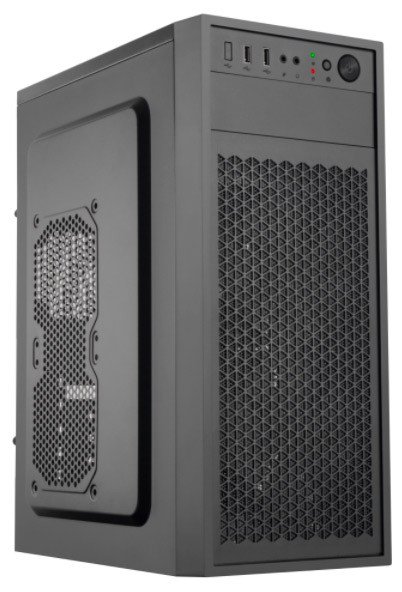 Корпус NOMAD NMD-C6013 ATX/mATX 1x3.5" 2x2.5" USB3.0х2 USB2.0х1 Черный, Без БП