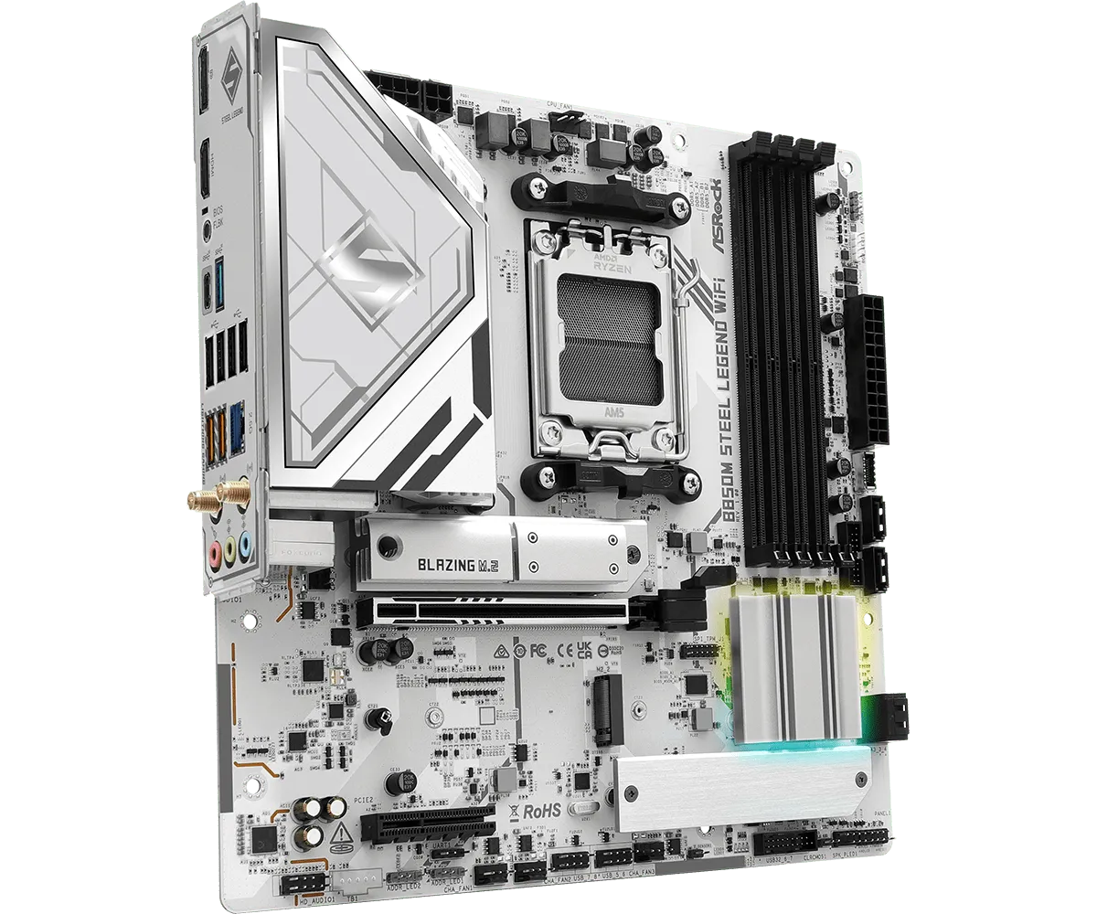 Матплата ASRock B860M LiveMixer WiFi,B860,S1851,mATX,4DDR-5,PCI-Ex16,4SATA,3xM.2,HDMI,TB,USB-C,20USB