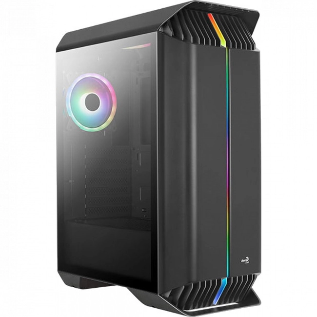 Корпус AeroCool Gladiator Duo-G-BK-v1, Midi Tower, ATX, Black, 2x3.5"/3x2.5", 2xUSB3.0