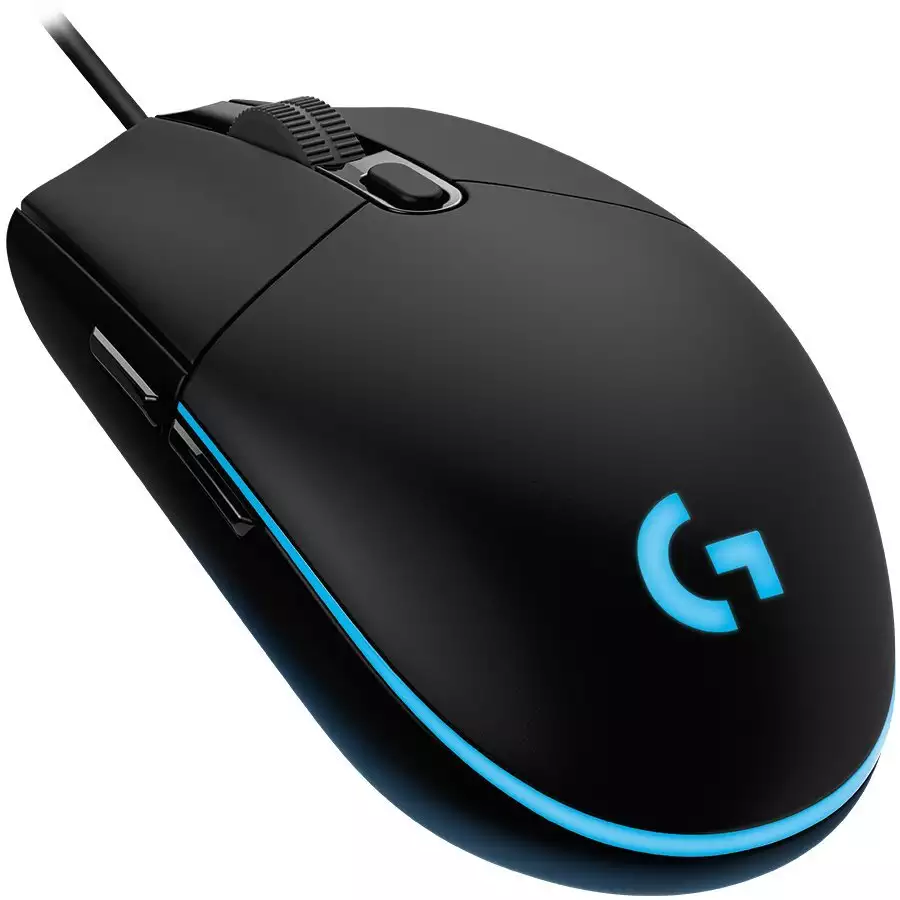 LOGITECH G203 LIGHTSYNC Corded Gaming Mouse - BLACK - USB