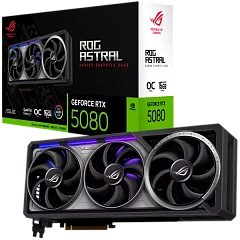 ASUS Video Card NVIDIA GeForce RTX 5080 16GB GDDR7 Digital Max Resolution 7680 x 4320  Yes x 2 (Native HDMI 2.1b)Yes x 3 (Native DisplayPort 2.1b)HDCP Support Yes (2.3) 850W P/N