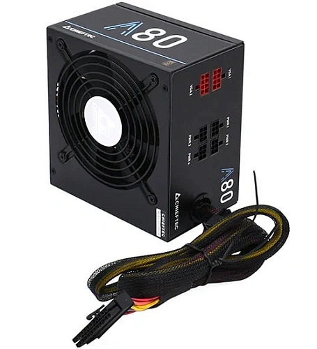 БП ATX 550W Chieftec A-80 CTG-550C, 12sm fan, 24+4/24+8, 6SATA, 4 mol, 1flop, 2x6+2p PCI-E