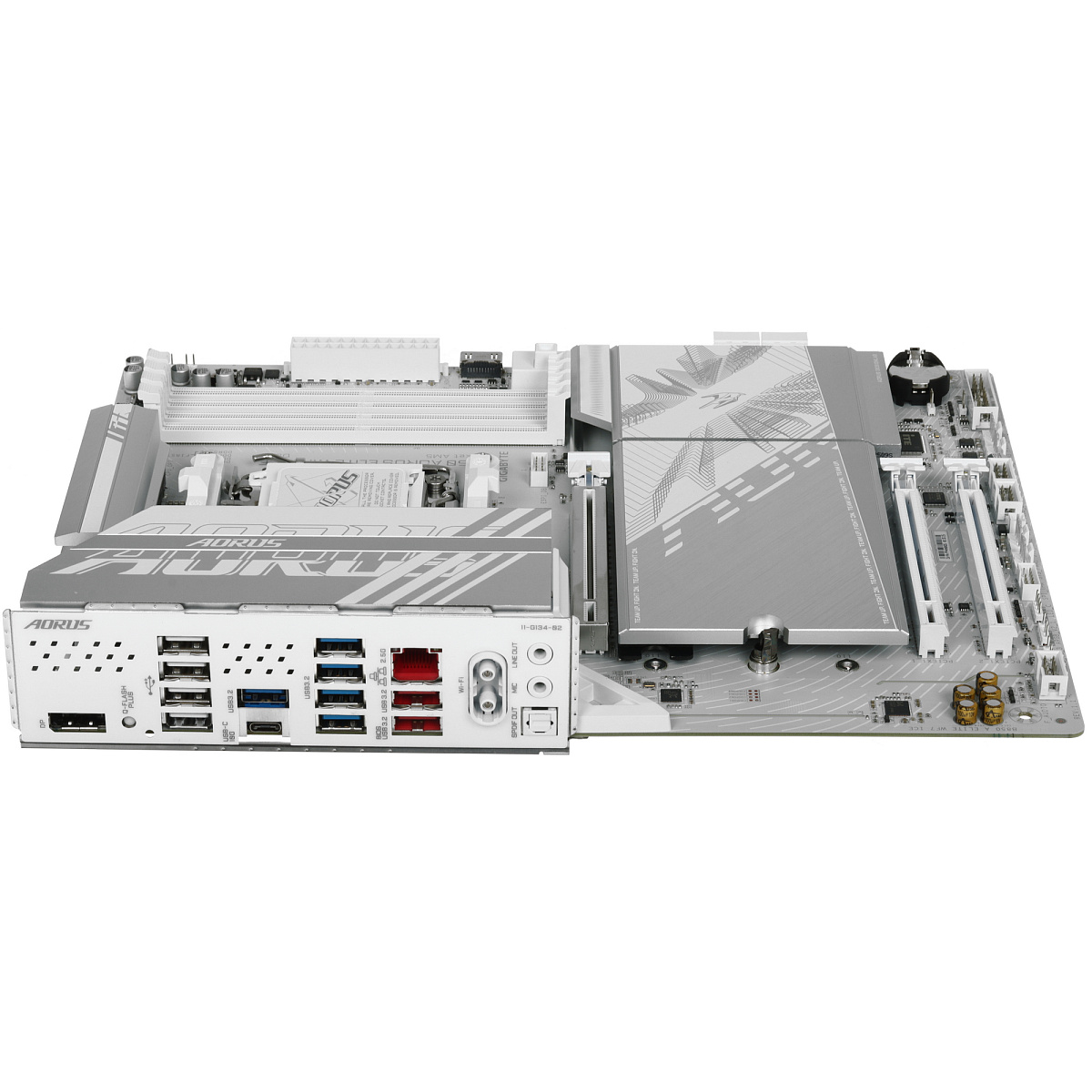 Матплата Gigabyte B850 Aorus Elite WiFi7, AM5, ATX, 4DDR-5, 3xPCI-Ex16, 4SATA, 3xM.2, HDMI, DP,19USB