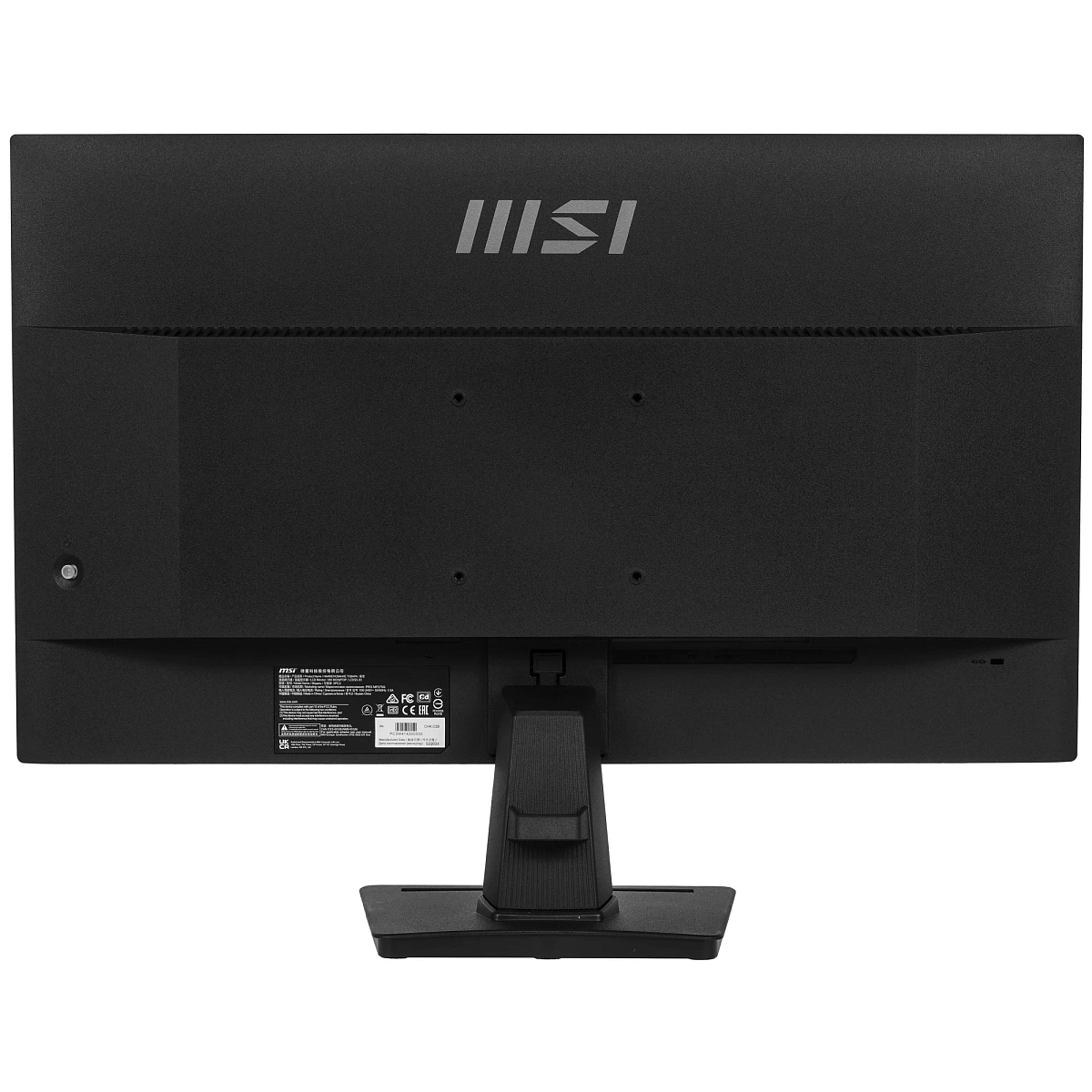 Монитор 27" MSI PRO MP275QPG IPS 2560x1440 100Hz 1ms 300cd/m 1300:1 2xHDMI DP 2x2W Черный