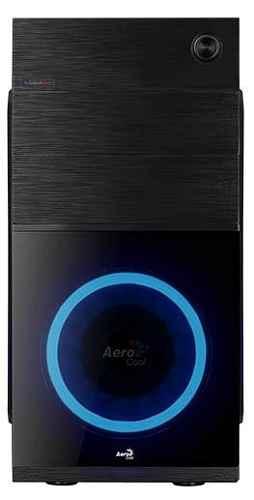 Корпус AeroCool CS-105, Mini Tower, m-ATX, Black, 1x5.25"/2x3.5"/1x2.5", USB, USB3.0