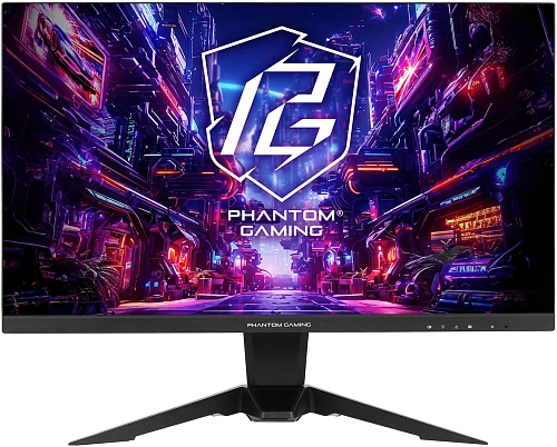Игровой Монитор Высокого Разрешения 27" ASRock PG27QFT2A IPS 2560x1440@180Hz HDR400 1мс 400cd/m2 1000:1 2xHDMI DP Встроенные колонки 2x2W, Встроенная антенна WiFi (7dBi). Регулировка высоты 100мм,  Black