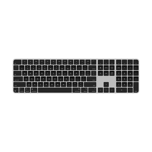 Magic Keyboard with Touch ID and Numeric Keypad for Mac models with Apple silicon - Russian - Black Keys,Model A3119
