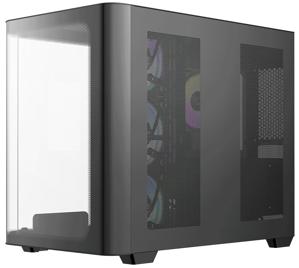 Корпус Ocypus Iota C70 BK Curve ARGB Digital ATX/mATX/mITX 2xUSB Type-C Черный Iota-C70-BKD400CD-GL