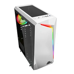 Корпус Wintek Crystal D533-W TG, Midi Tower, ATX, White, 1x3.5"/1x2.5", 3xUSB