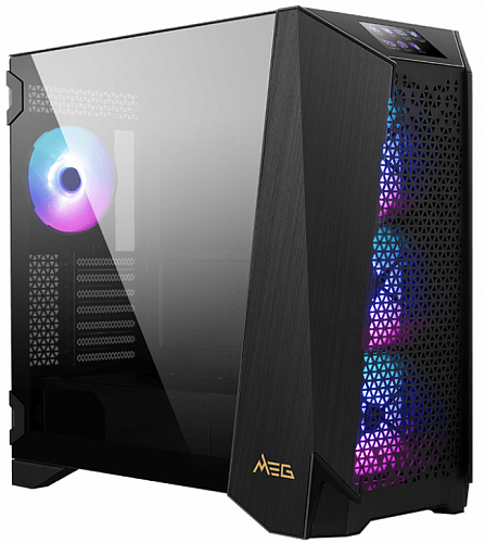 Корпус MSI MEG Prospect 700R, Midi Tower, E-ATX, Black, 2x3.5"/2x2.5", 2xUSB3.0, USB-C
