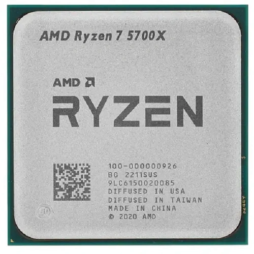 Процессор AMD Ryzen 7 5700X 3,4Гц (4,6ГГц Turbo) Zen 3 8-ядер 16 потоков, 4MB L2, 32MB L3, 65W, AM4, OEM 100-000000926