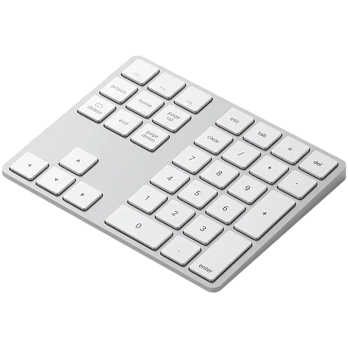 SATECHI Aluminum Extended Keypad Silver
