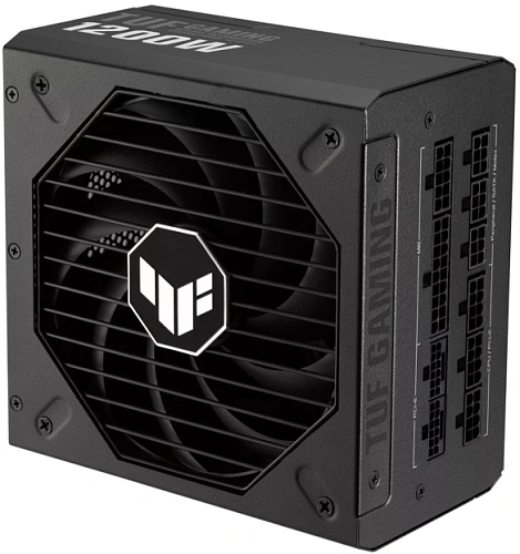 ASUS TUF Gaming 1200W 80 Plus Gold PSU, ATX 3.0 compatible, Fully modular etched cables, Military-grade Certification, Axial-tech fan design, Dual ball fan bearings, protective PCB coating, 10-year warranty