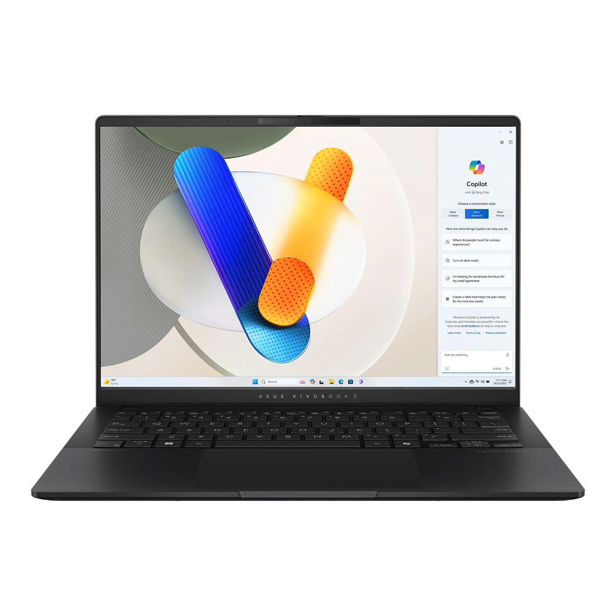 Ноутбук Asus M5406NA, Ryzen 5 7535HS/14"WUXGA/16GB/512GB/Radeon 660M/W11H