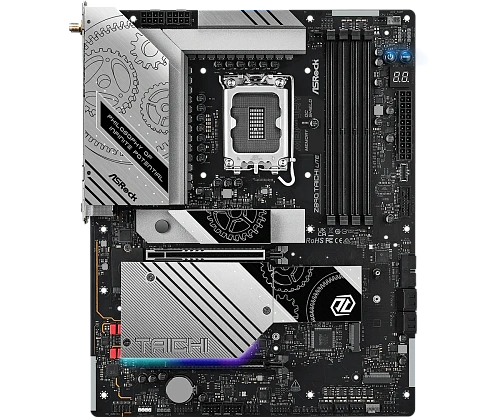 Матплата ASRock Z890 Taichi Lite, iZ890, S1851, ATX, 4DDR-5, 2хPCI-Ex16, 4SATA,6xM.2,HDMI,2хTB,21USB