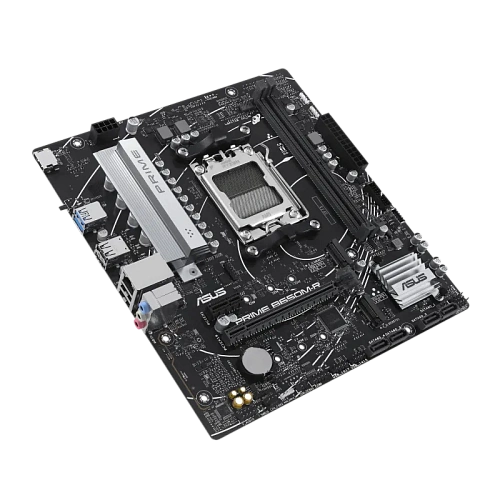 Матплата Asus Prime B650M-R, AM5, mATX, 2DDR-5, 1xPCI-Ex16, 6SATA, 2xM.2, HDMI, 15USB