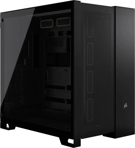 Корпус Corsair 6500D Airflow, Midi Tower, m-ATX, Black, 2x3.5"/2x2.5", 4xUSB3.2, USB-C