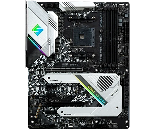 Матплата ASRock X570 Steel Legend, AM4, ATX, 4DDR-4, 2xPCI-Ex16, 8SATA, 2xM.2, HDMI, DP, 16USB