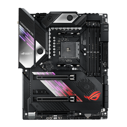 Матплата Asus ROG Crosshair VIII Formula, AM4, ATX, 4DDR-4, 3xPCI-Ex16, 8SATA, 2xM.2, 21USB