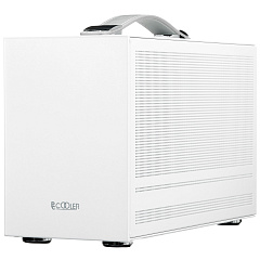 Корпус PCCooler I100 PRO MESH WH ITX USB3.0 1x3.5", 1x2.5" Поддержка SFX Блока питания, Поддержка Видеокарты до 300мм, White
