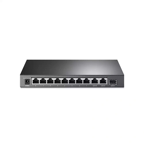 Switch 8 port TP-Link TL-SL1311MP, 8х10/100 Мбит/с, 2хGigabit Ethernet, SFP, PoE