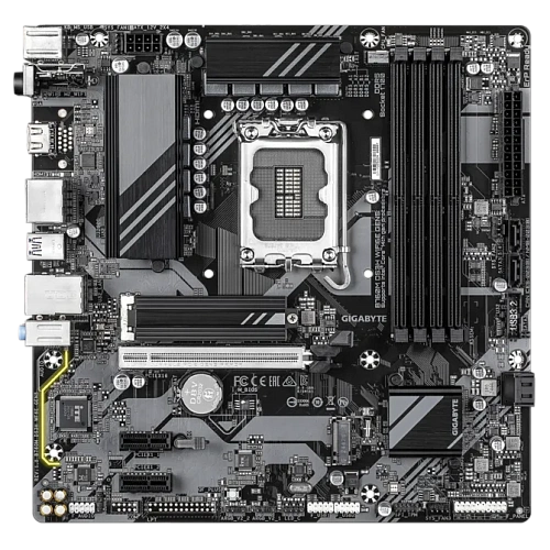 Матплата Gigabyte B760M DS3H WiFi6E Gen5, iB760,S1700,mATX,4DDR-5,4SATA,2xM.2,HDMI,2xDP,9USB