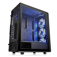 Корпус Thermaltake Versa J25 TG RGB, Midi Tower, ATX, Black, 2x3.5"/2x2.5", 2xUSB3.0