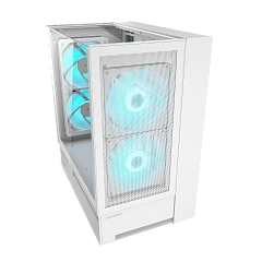 Корпус Cougar OmnyX, Midi Tower, ATX, White, 2x3.5"/2x2.5" HDD, 4xUSB3.0, 2xUSB-C