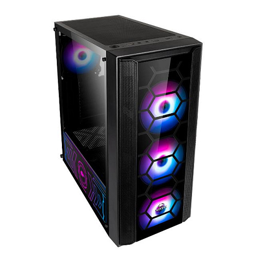 Корпус Wintek Galaxy F507 TG, Midi Tower, ATX, Black, 2x3.5"/2x2.5", 2xUSB, USB3.0