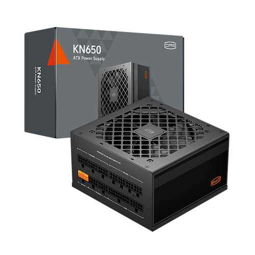 Блок питания PCCooler KN650, 650W, Full Modular, 80PLUS GOLD, Fan 120mm, Черный, KN650