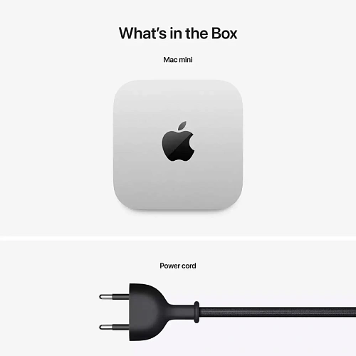 Mac mini: Apple M4 chip with 10‑core CPU and 10‑core GPU, 16GB, 512GB SSD,Model A3238