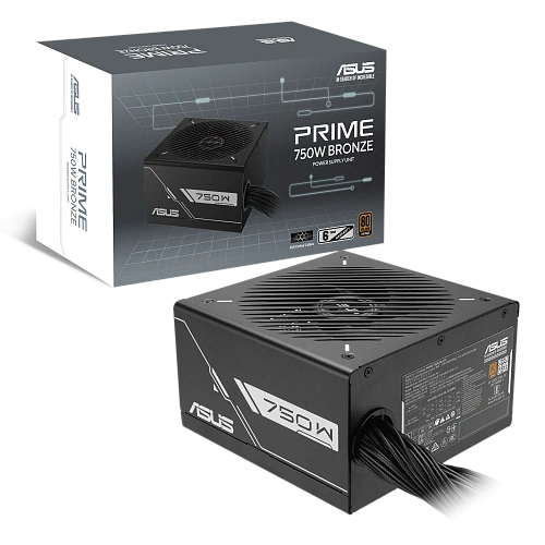 Блок питания ASUS PRIME-750B-BLACK 750W Bronze 80Plus PRIME-750B-BLACK