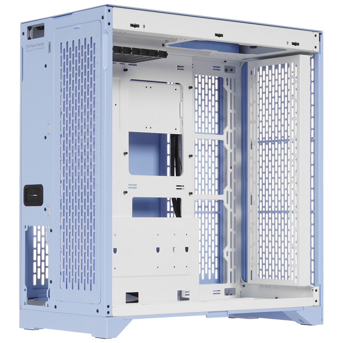 Корпус Thermaltake CTE E600 MX Hydrangea Blue, Midi Tower, E-ATX, 2x3.5"/2x2.5", 2xUSB3.0, USB-C
