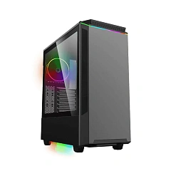 Корпус GameMax Paladin(MFG.T801), Midi Tower, E-ATX, Black, 2x3.5"/2x2.5", 2xUSB2.0, 2xUSB3.0