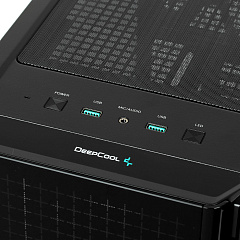 Корпус DeepCool CG540, Midi Tower, E-ATX, Black, 2x3.5"/2x2.5", 2xUSB3.0, RGB